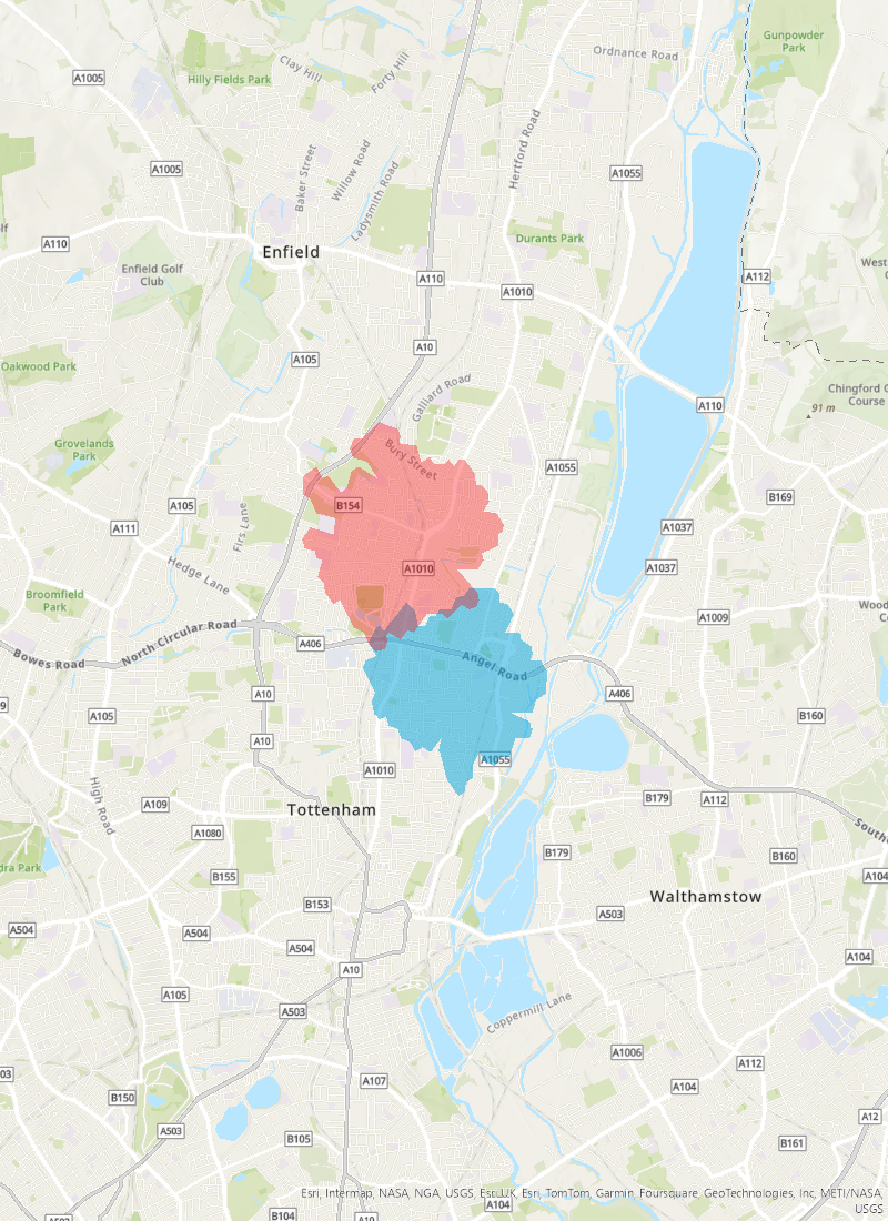 Catchment Overlaps